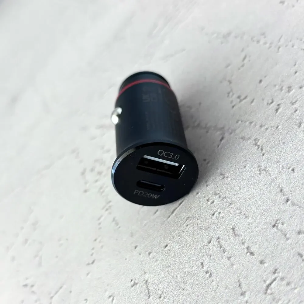 Syncwire USB-C Car Charger 38W Fast USB Car Charger PD&QC 3.0 Dual Port